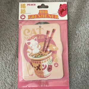 COPY - Cat Ramen noodles air freshener new